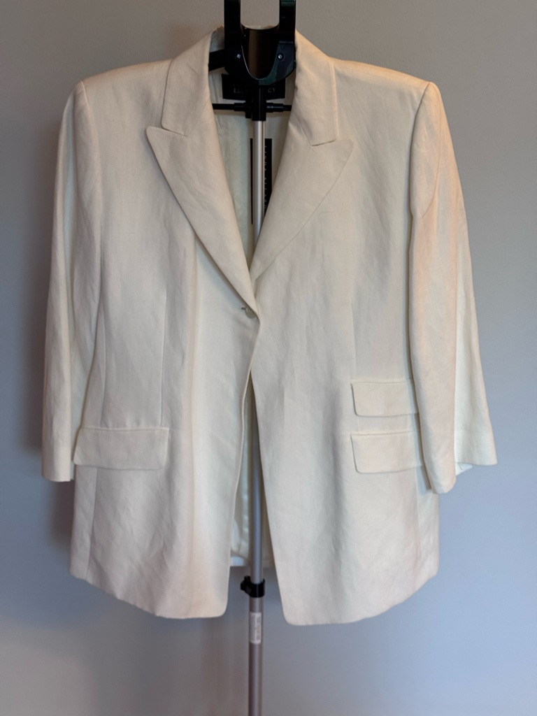 Ellen Tracy Ivory Blazer - Size 16